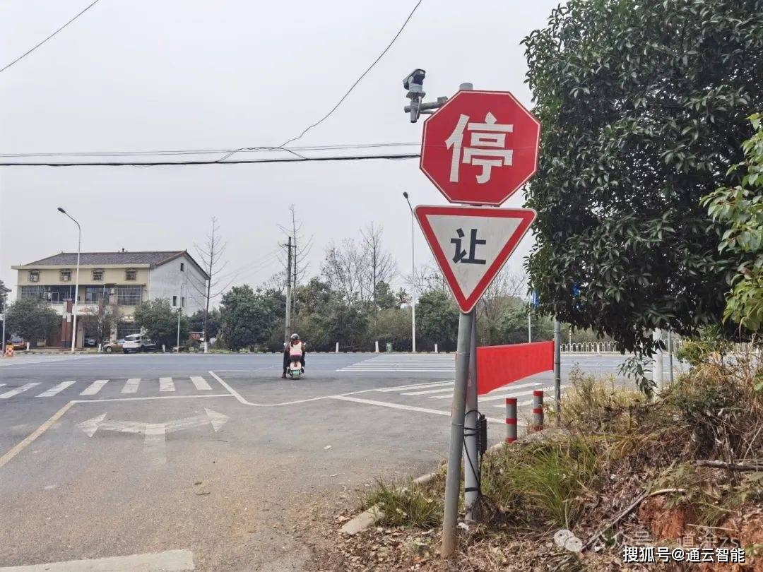 又是个烧CPU的标志牌，是要停车让行，还是减速让行...:标志牌